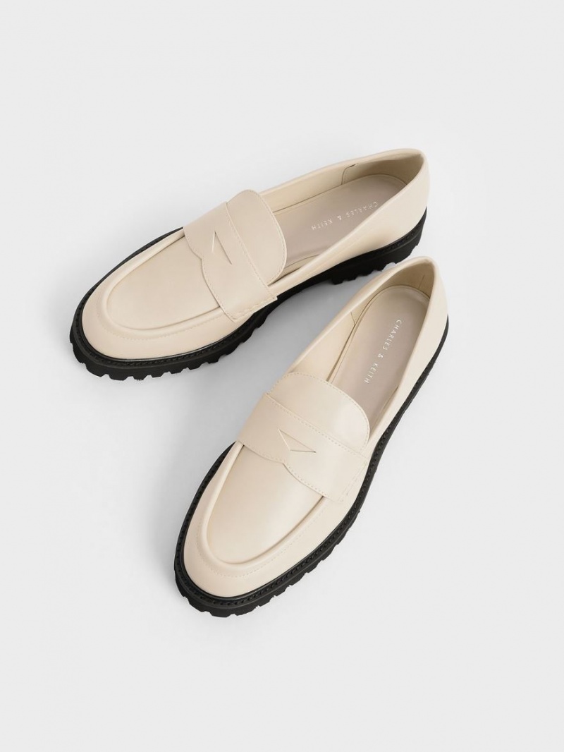 Mocasini Charles & Keith Grosolan Penny Albi | 493JWDAVN