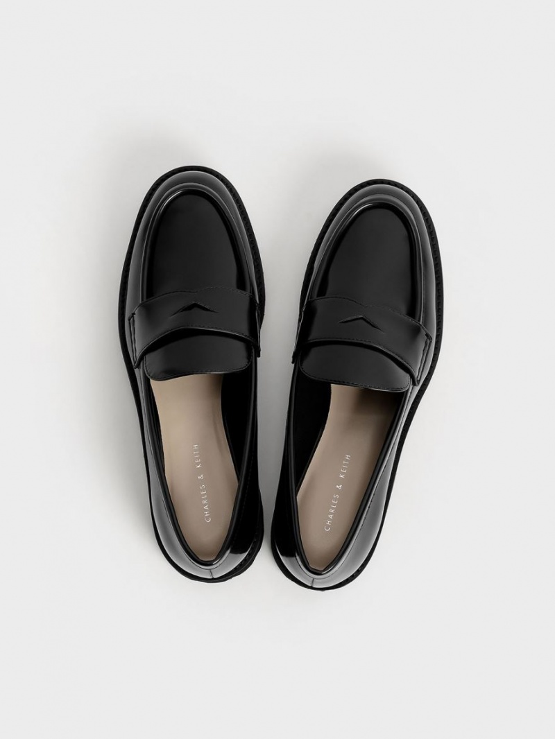 Mocasini Charles & Keith Grosolan Penny Negrii | 850XPLQVC