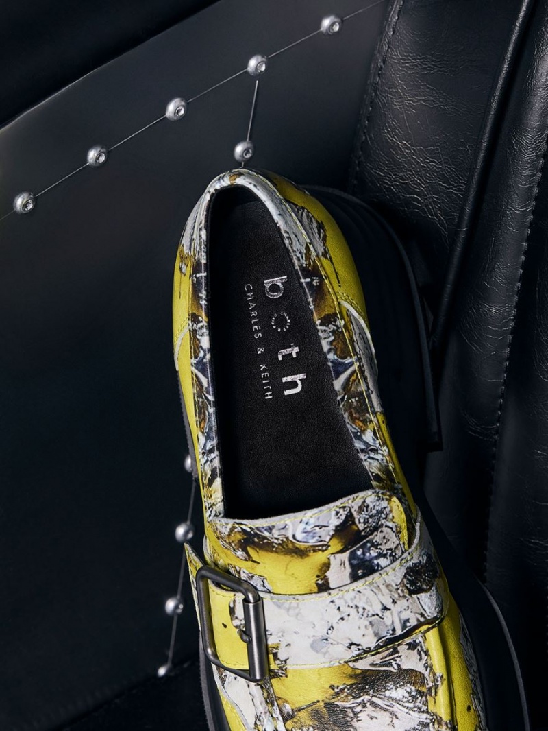 Mocasini Charles & Keith Jules Platforma Buckled Colorati | 064HYEOJB