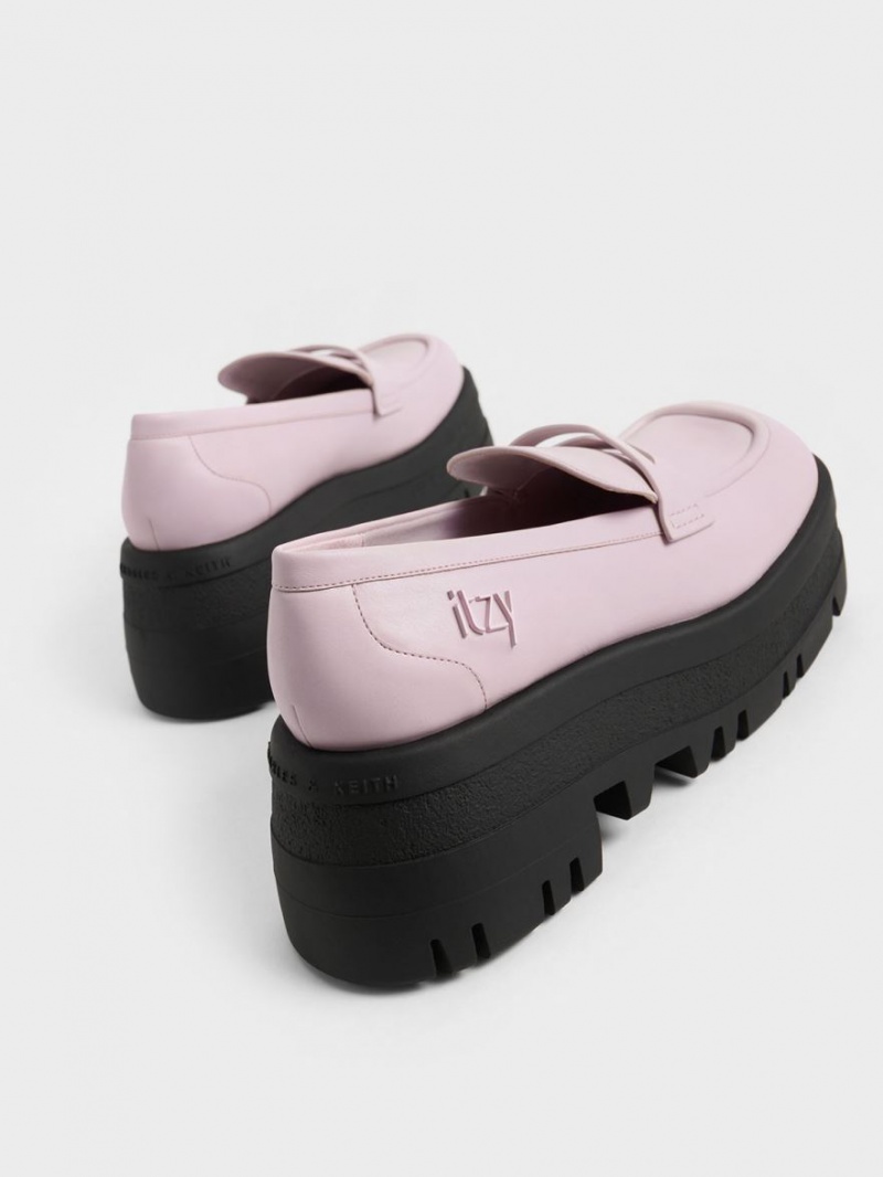 Mocasini Charles & Keith Rainier Grosolan Platforma Penny Violet | 839LATSFY