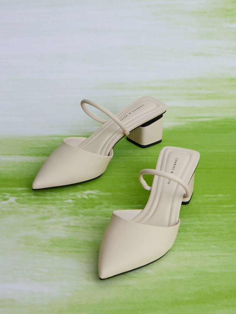 Mules Charles & Keith Block Heel Albi | 412JPKIFA