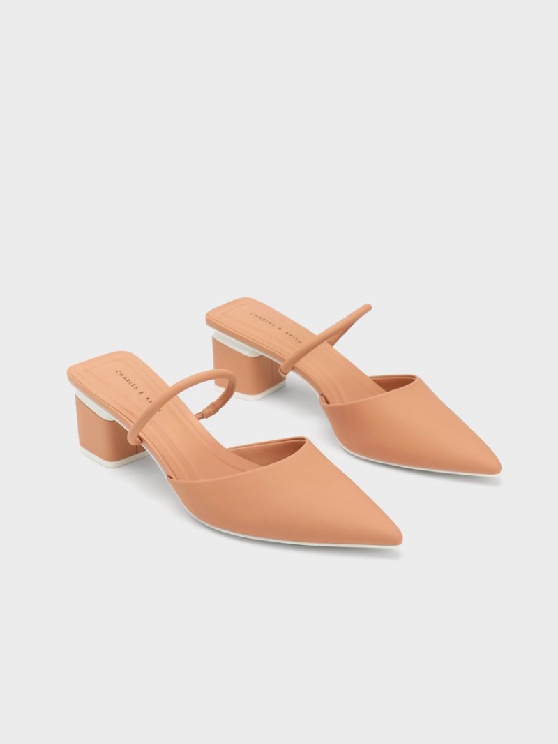 Mules Charles & Keith Block Heel Maro | 123PQNEKF