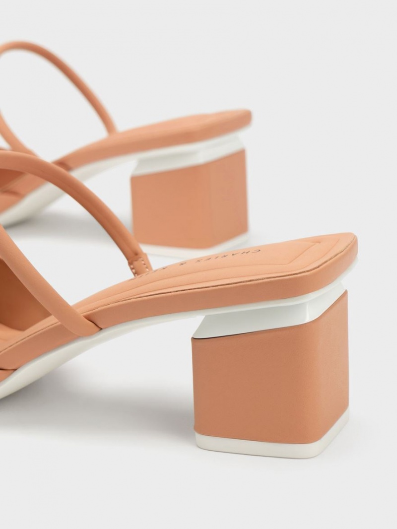 Mules Charles & Keith Block Heel Maro | 123PQNEKF
