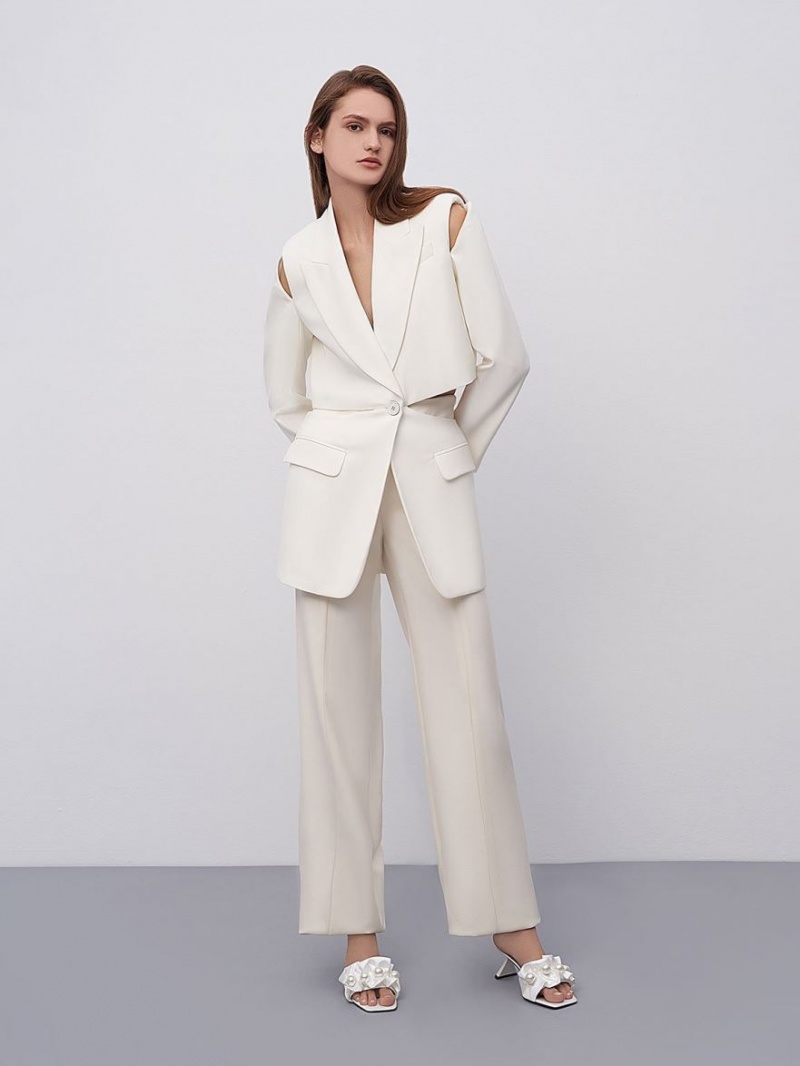 Mules Charles & Keith Blythe Bead-Embellished Satin Albi | 301UETMYS