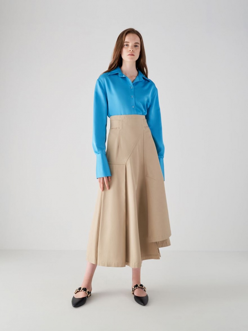 Mules Charles & Keith Braided Chain-Link Plati Negrii | 259KVEABX