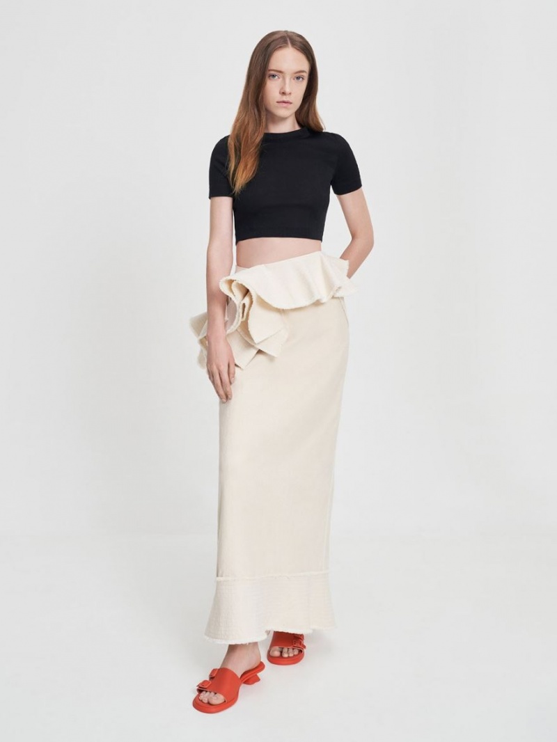Mules Charles & Keith Double Cu Catarama Sculptural Portocalii | 174ISKAVQ