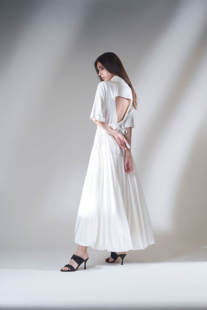 Mules Charles & Keith Double Curea Woven Toc Negrii | 913JIXVHO
