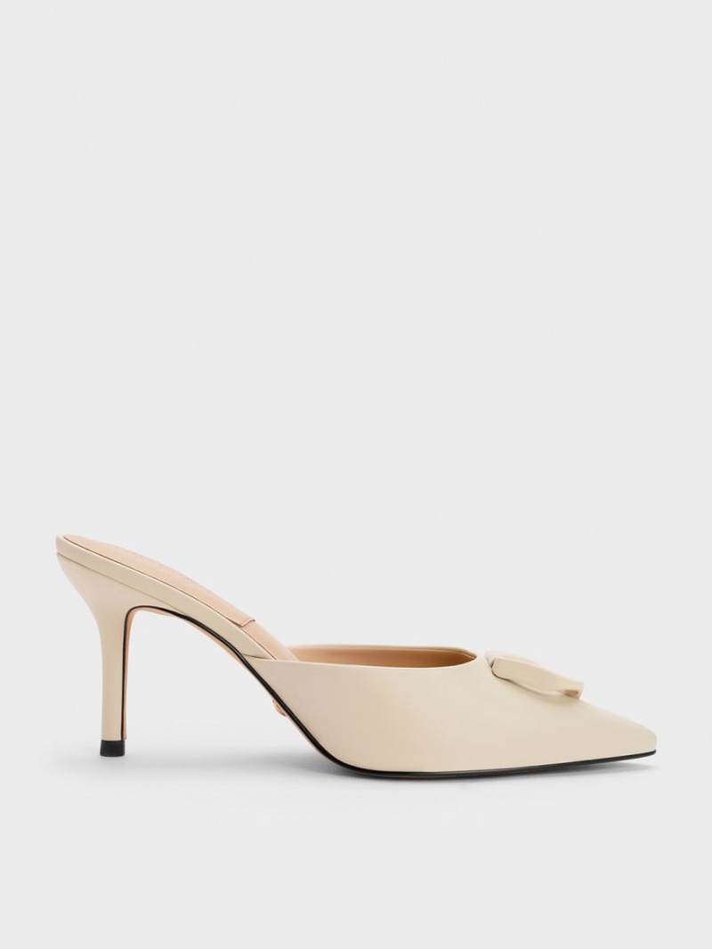 Mules Charles & Keith Gabine Piele Bej | 260CEMIGK