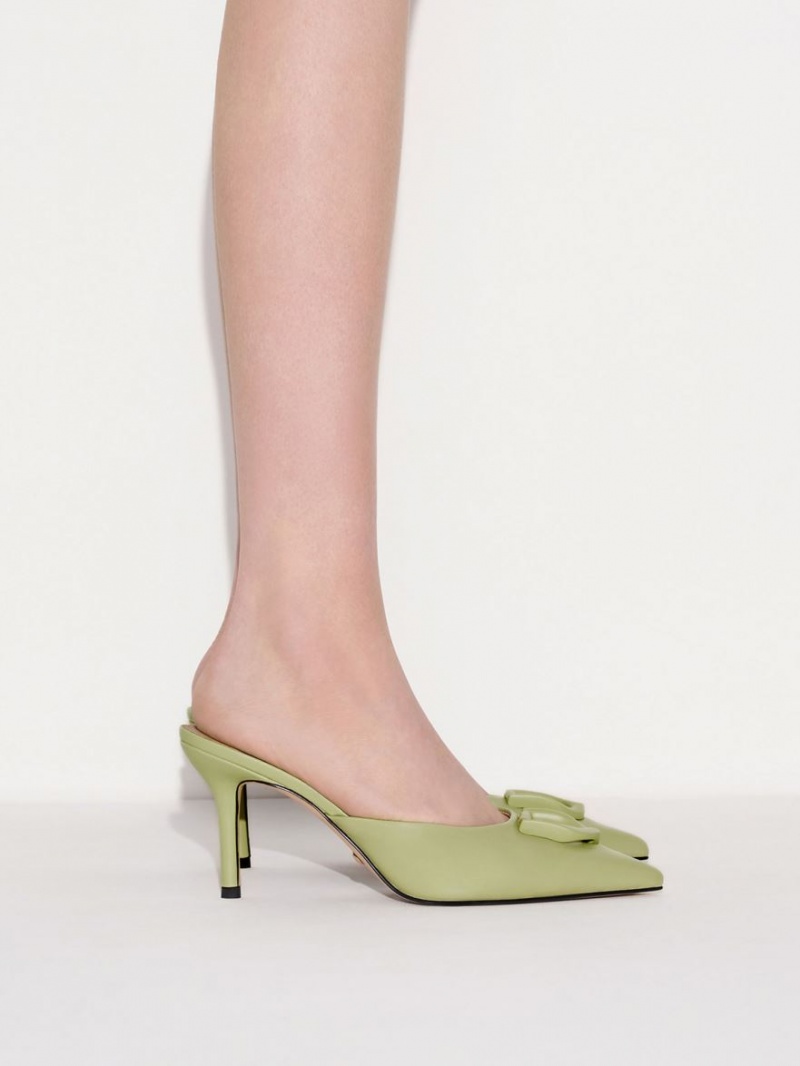Mules Charles & Keith Gabine Piele Verzi | 983SGEWBU