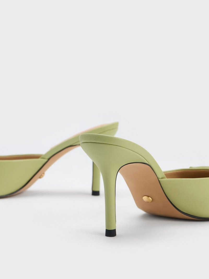 Mules Charles & Keith Gabine Piele Verzi | 983SGEWBU
