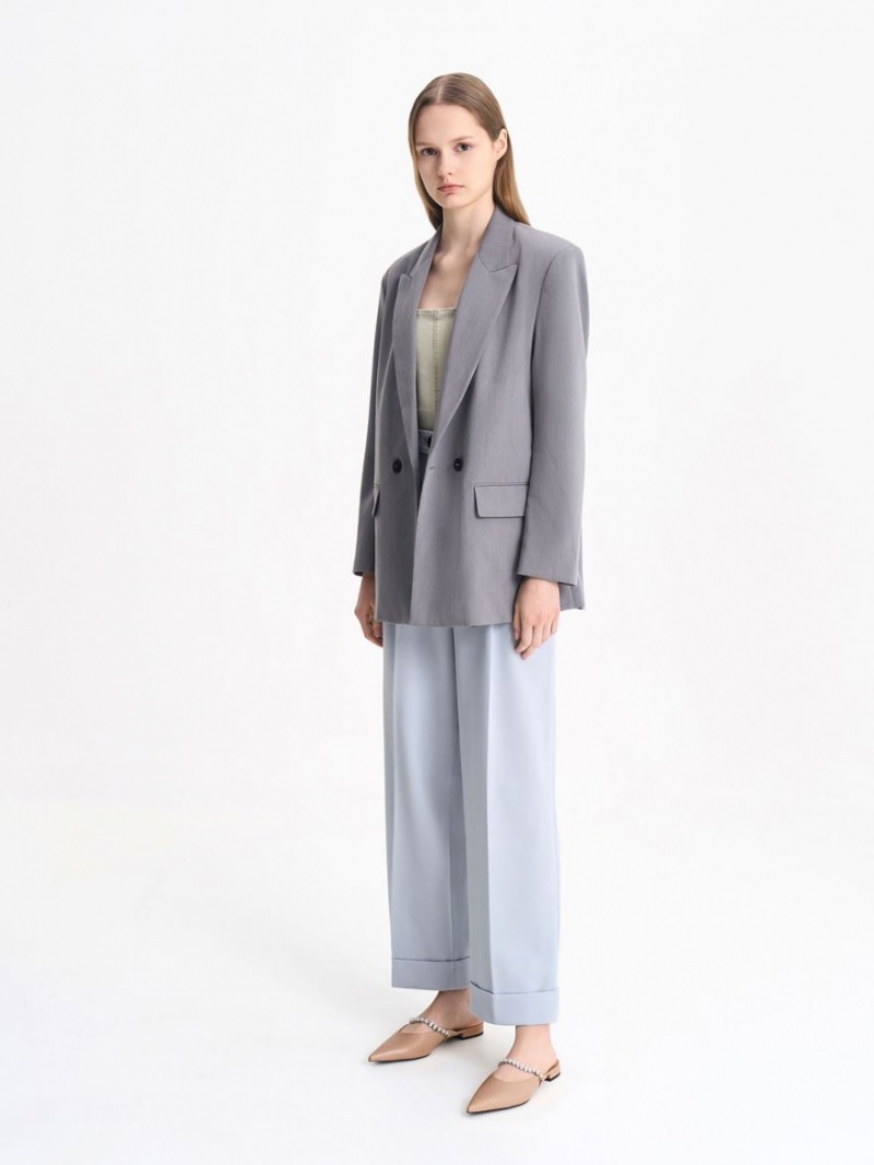 Mules Charles & Keith Gem-Curea Plati Bej | 716ZPKCJW