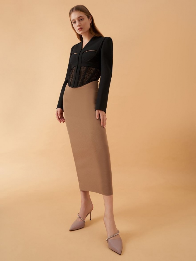 Mules Charles & Keith Gem-Encrusted Lacuita Violet | 045CYSDOH