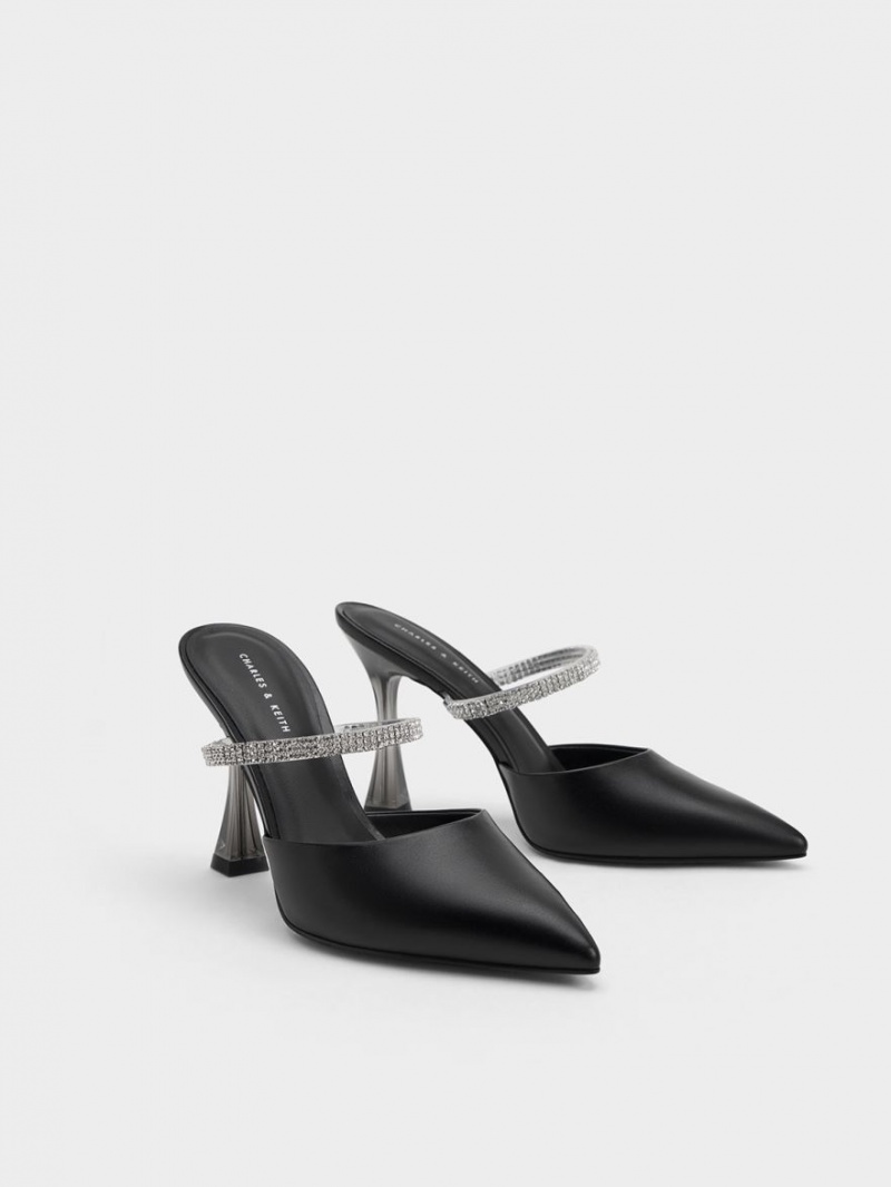 Mules Charles & Keith Gem Curea Negrii | 869UPHNYC