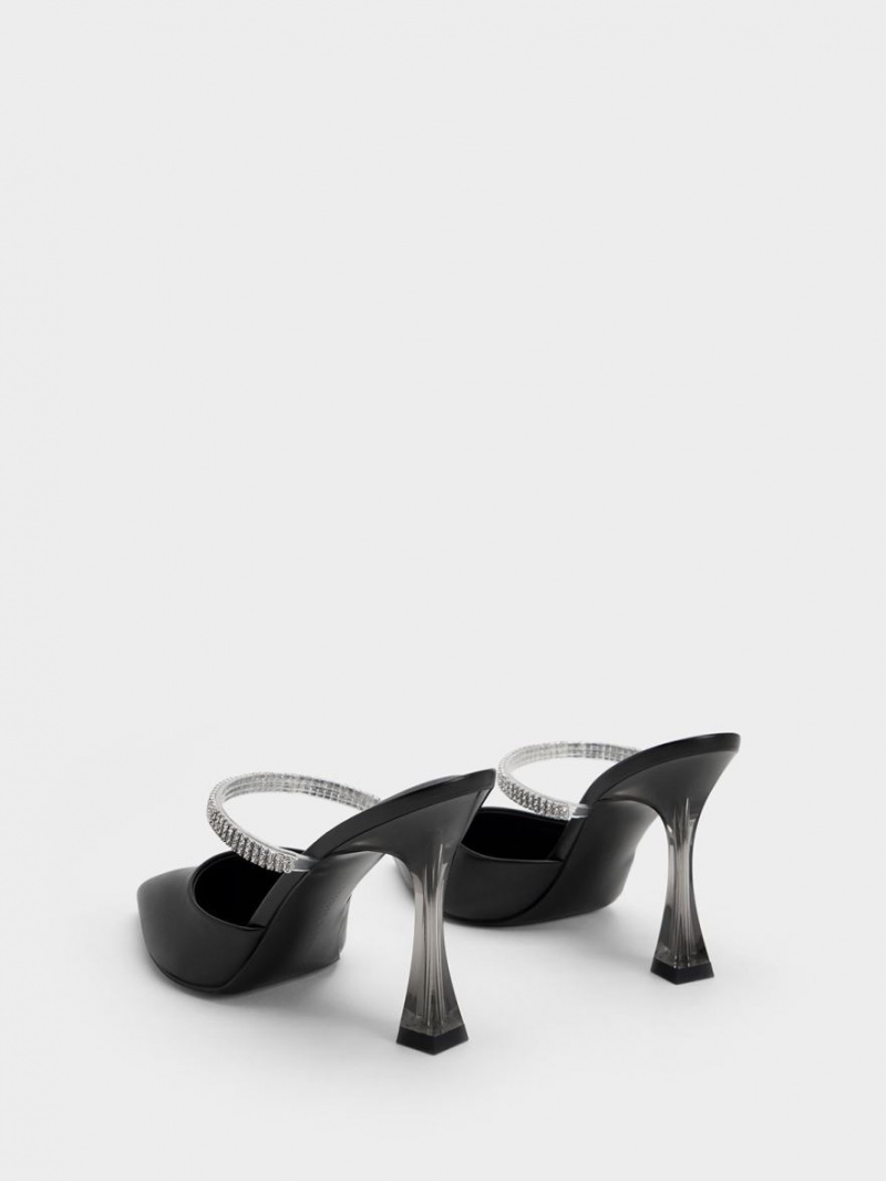 Mules Charles & Keith Gem Curea Negrii | 869UPHNYC