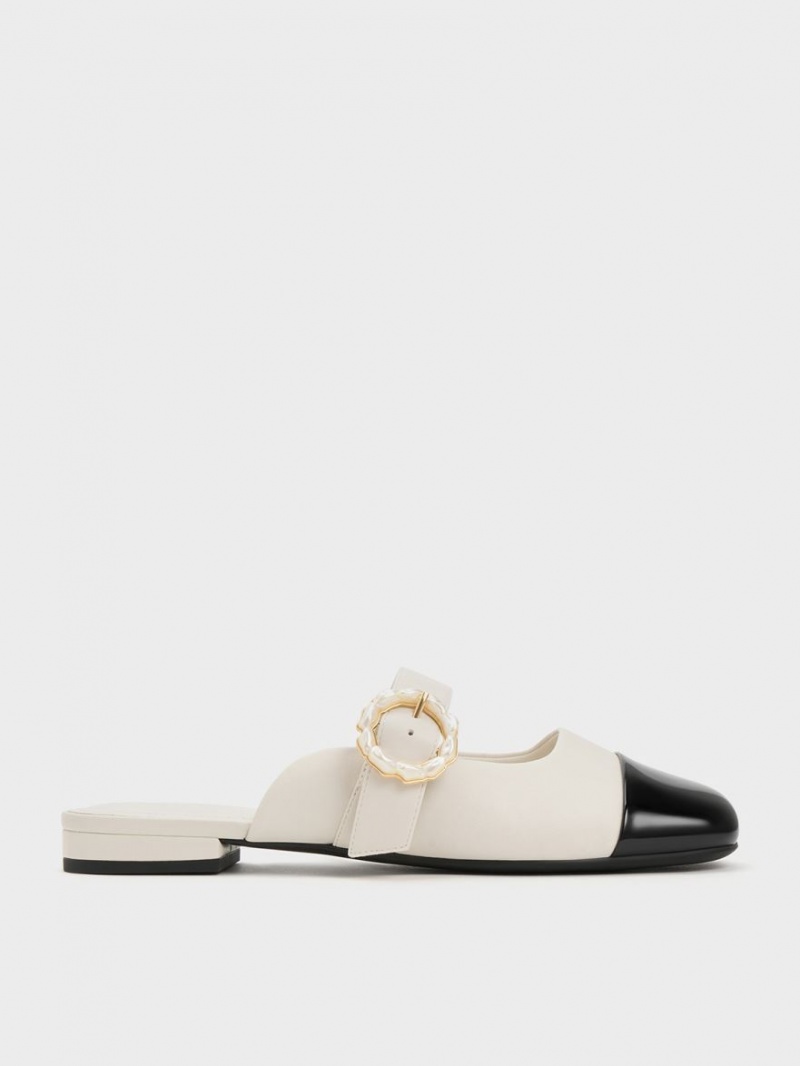 Mules Charles & Keith Lacuita Pearl Cu Catarama Mary Jane Colorati | 604VXEQBW