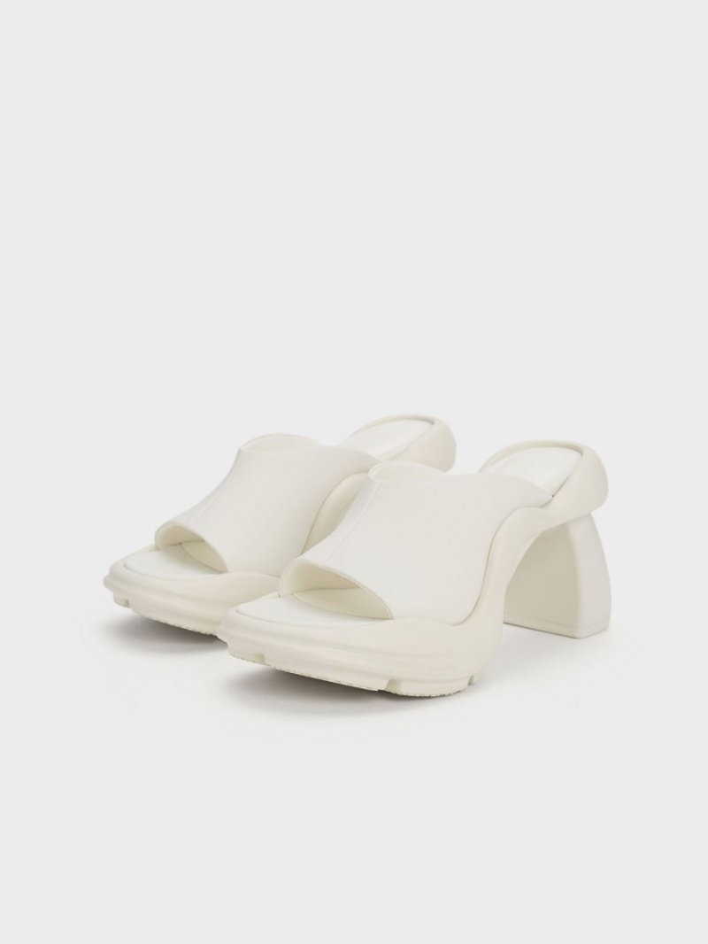 Mules Charles & Keith Leila Sculptural Albi | 360DZTBOX