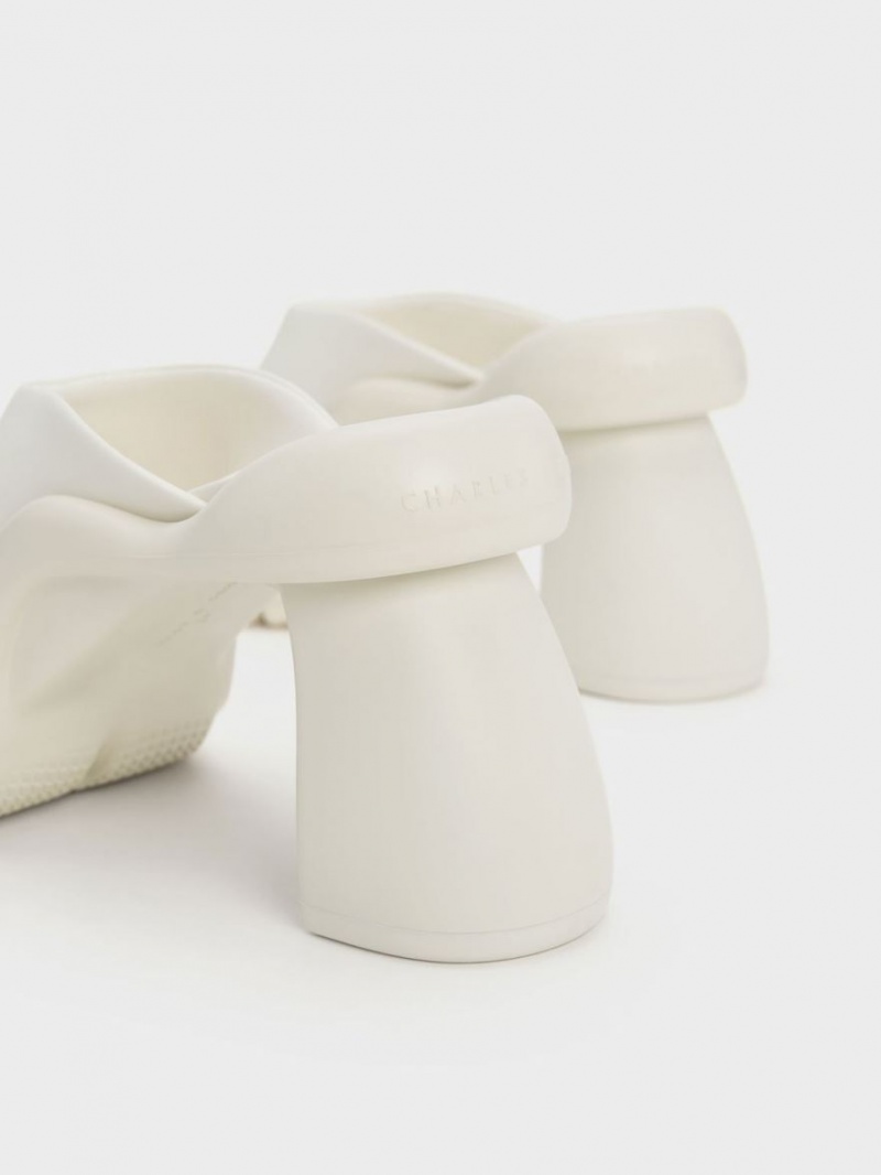 Mules Charles & Keith Leila Sculptural Albi | 360DZTBOX