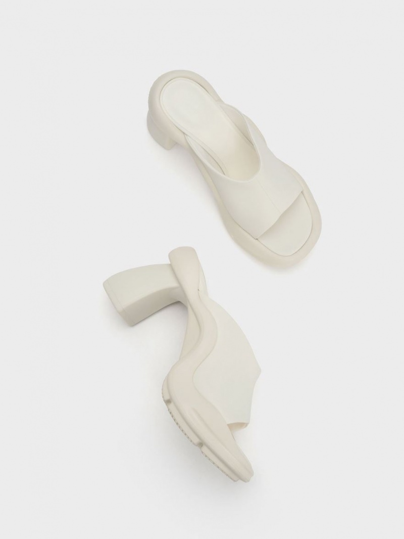 Mules Charles & Keith Leila Sculptural Albi | 360DZTBOX