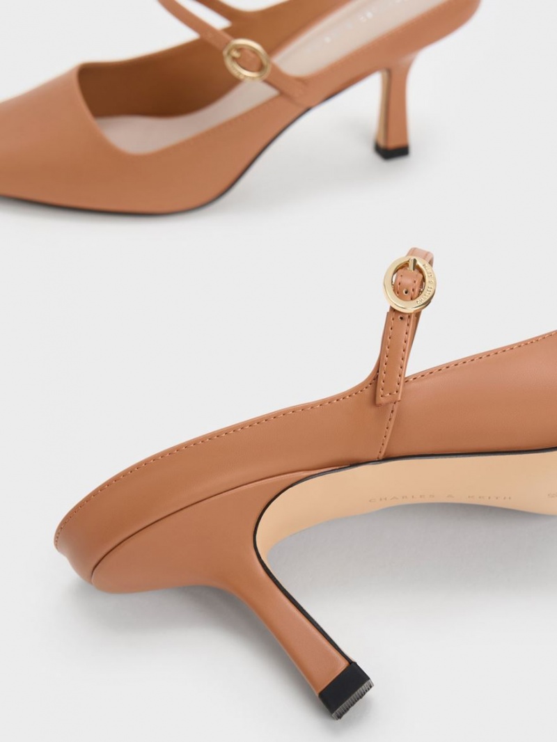 Mules Charles & Keith Mary Jane Toc Maro | 231NTXWIH