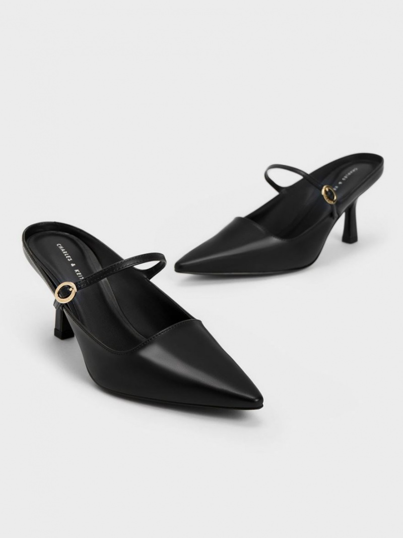 Mules Charles & Keith Mary Jane Toc Negrii | 680KWOVFH