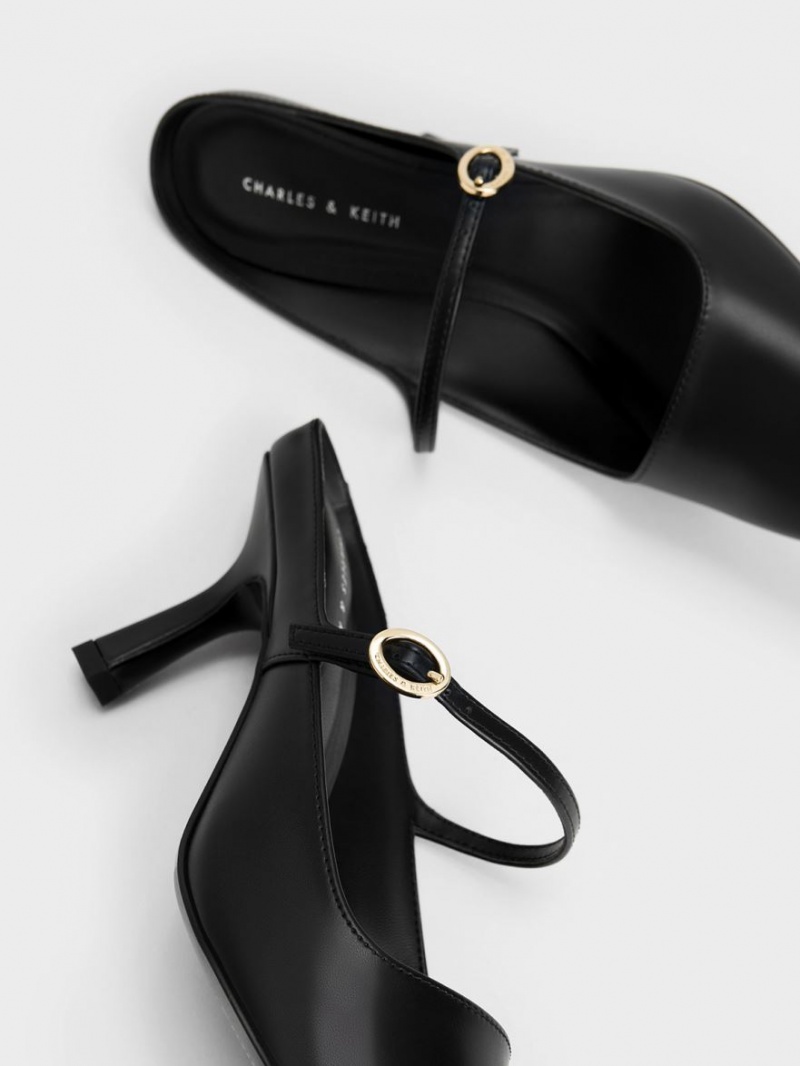 Mules Charles & Keith Mary Jane Toc Negrii | 680KWOVFH