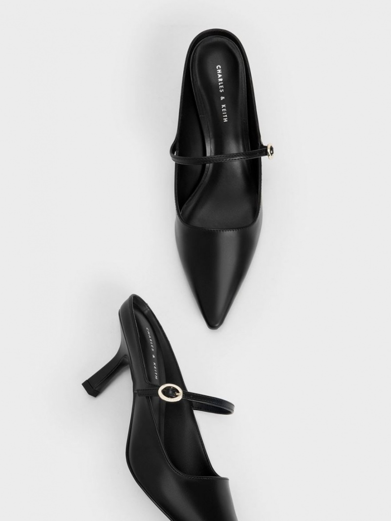 Mules Charles & Keith Mary Jane Toc Negrii | 680KWOVFH
