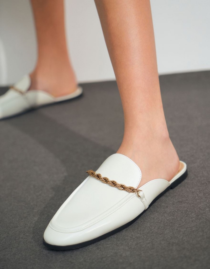 Mules Charles & Keith Metallic Accent Flats Albi | 017ENGTWP