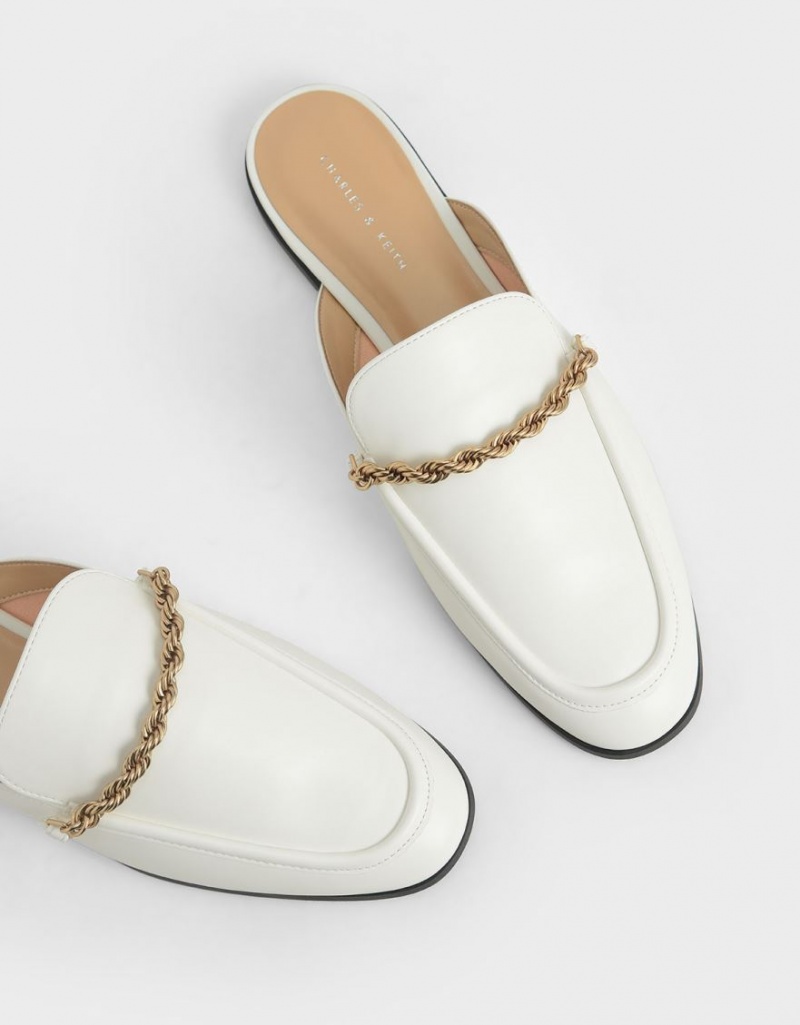 Mules Charles & Keith Metallic Accent Flats Albi | 017ENGTWP