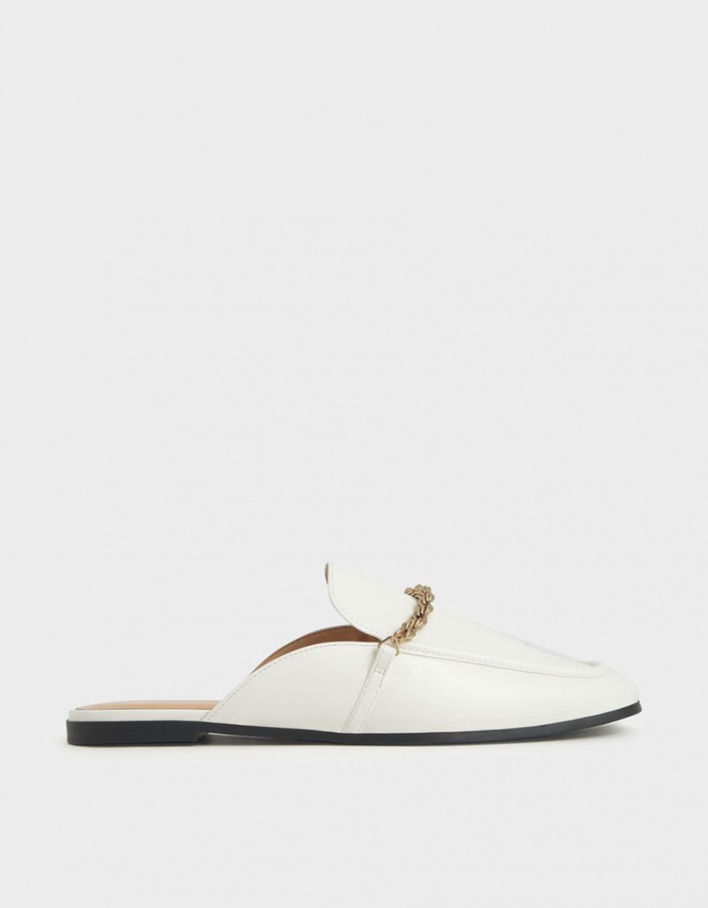 Mules Charles & Keith Metallic Accent Flats Albi | 017ENGTWP