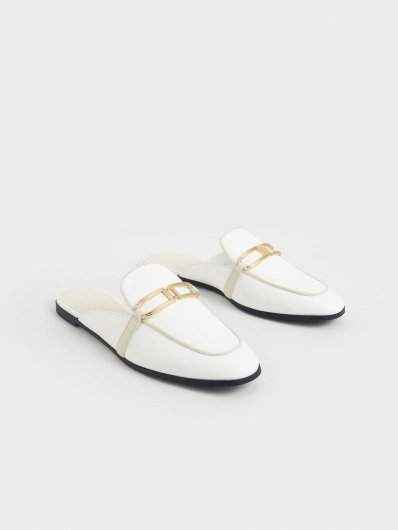 Mules Charles & Keith Metallic Accent Flats Albi | 870AQHSXF