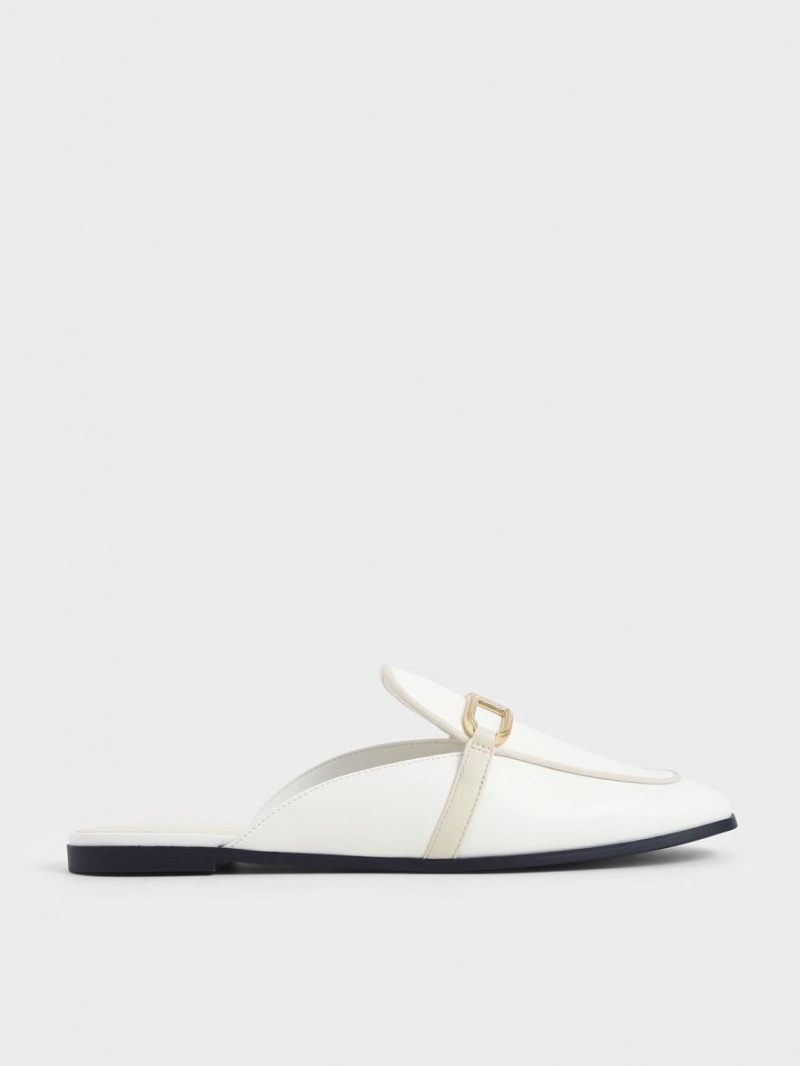 Mules Charles & Keith Metallic Accent Flats Albi | 870AQHSXF