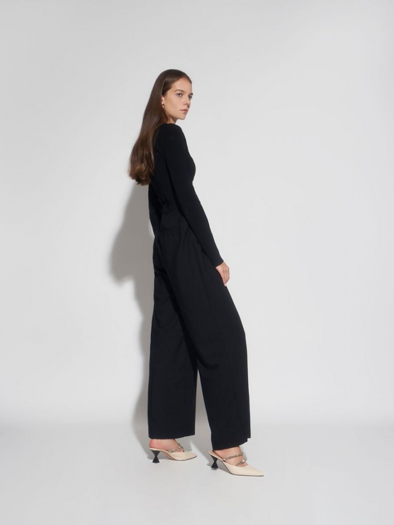 Mules Charles & Keith Panza Double Gem Curea Bej | 153QHGMWF