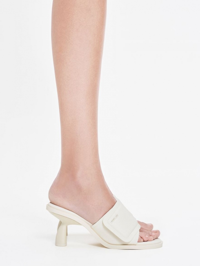 Mules Charles & Keith Puffy Sculptural Heel Albi | 759NBKIZW