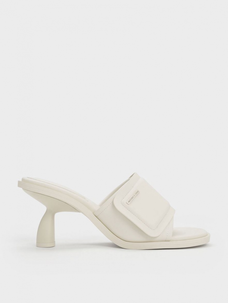 Mules Charles & Keith Puffy Sculptural Heel Albi | 759NBKIZW
