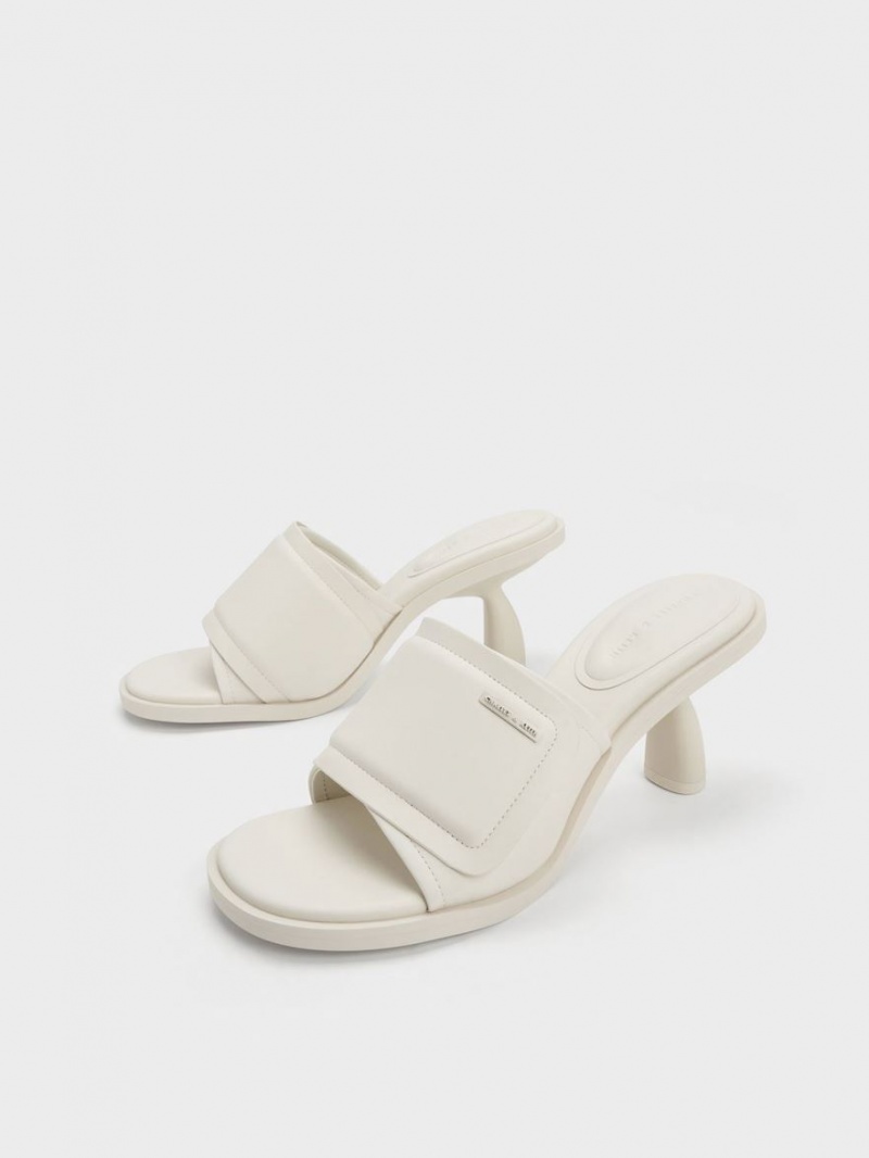 Mules Charles & Keith Puffy Sculptural Heel Albi | 759NBKIZW