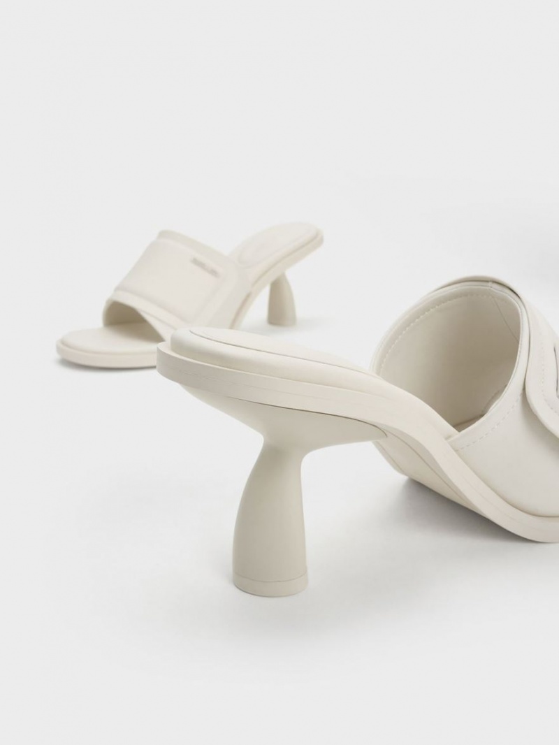 Mules Charles & Keith Puffy Sculptural Heel Albi | 759NBKIZW