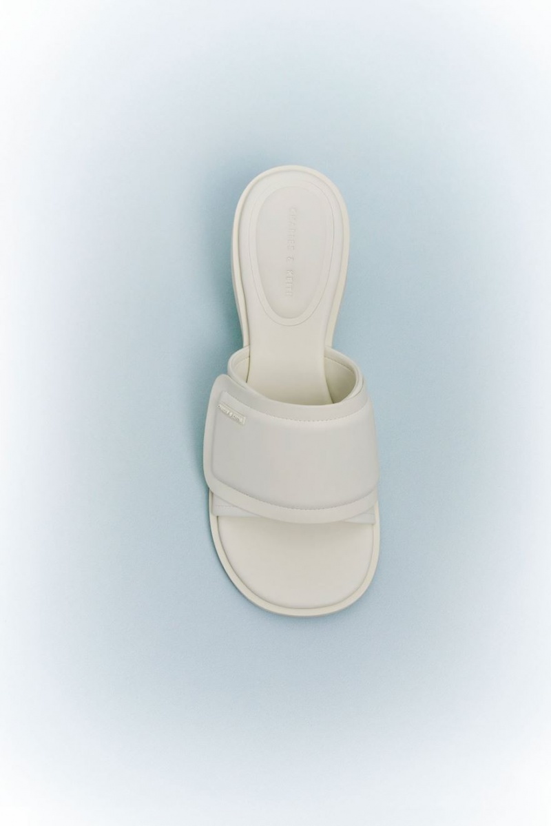 Mules Charles & Keith Puffy Sculptural Heel Albi | 759NBKIZW