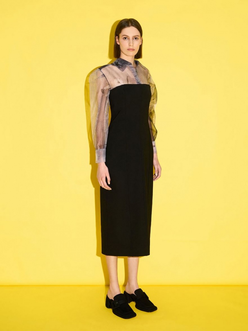 Mules Charles & Keith Sinead Woven Buckled Loafer Negrii | 048GELWZV