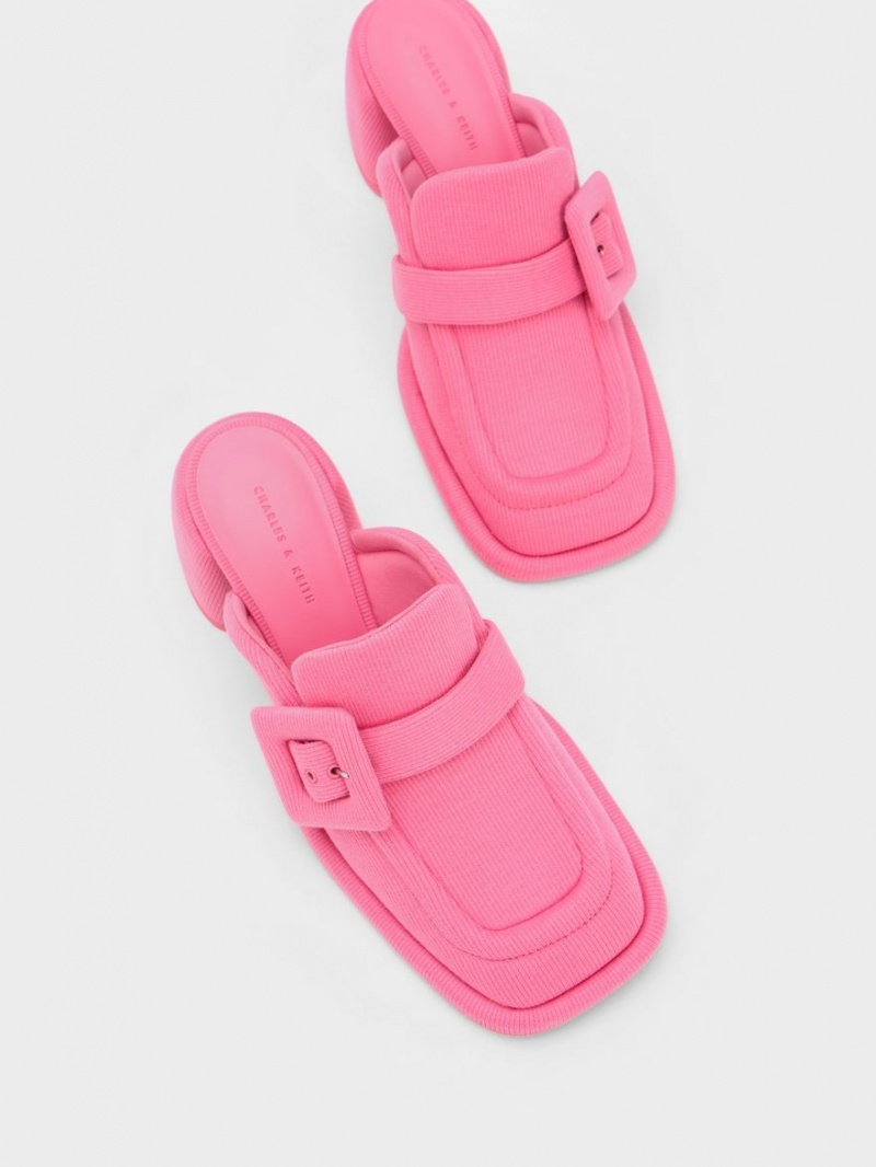 Mules Charles & Keith Sinead Woven Buckled Loafer Roz | 816MCOLZK