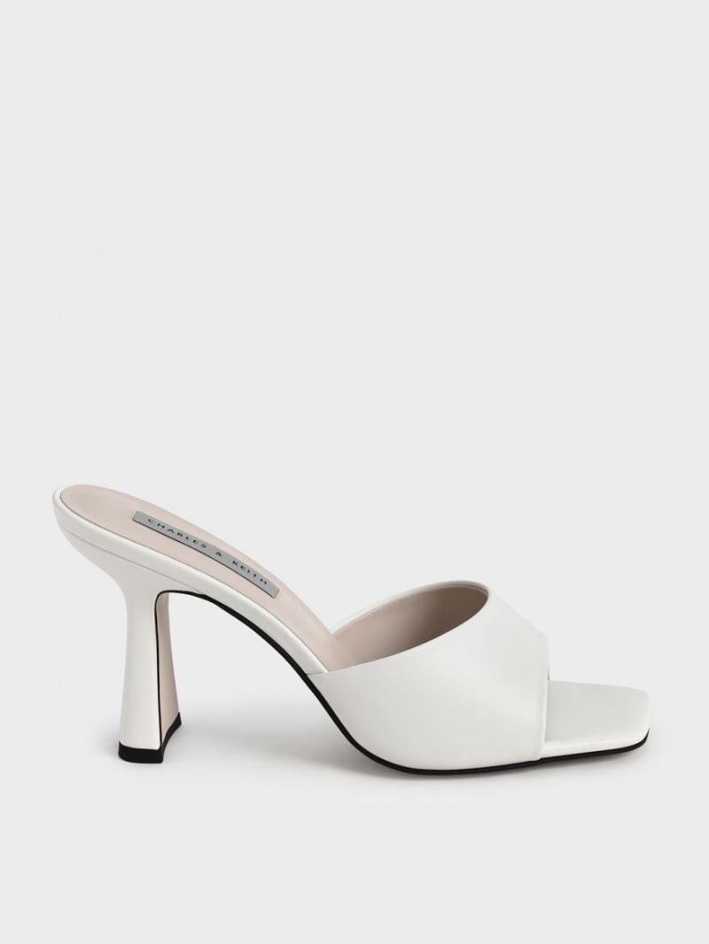 Mules Charles & Keith Square Bombeu Toc Albi | 549UXKVMS