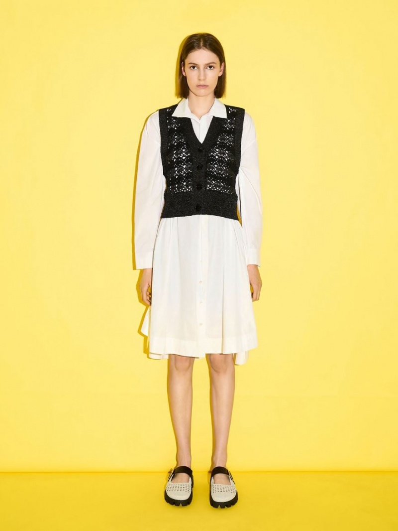 Mules Charles & Keith Woven Buckled Plati Albi | 976PCUJBV