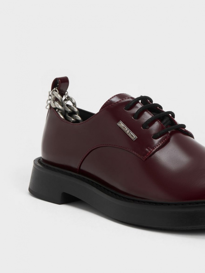 Pantofi Derby Charles & Keith Grosolan Chain Visinii | 493PUNBDL