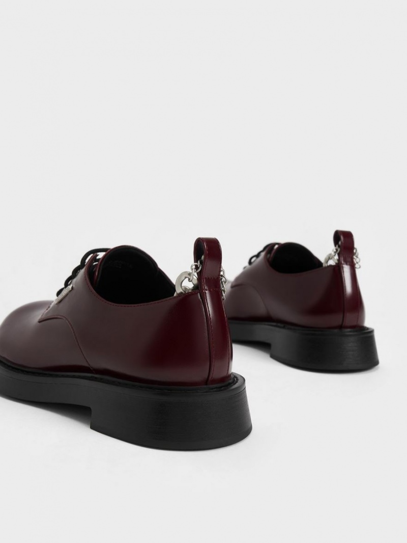 Pantofi Derby Charles & Keith Grosolan Chain Visinii | 493PUNBDL