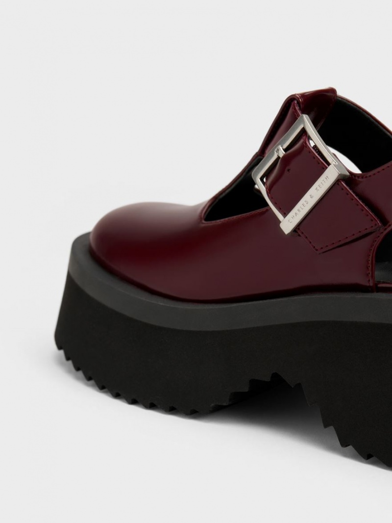 Pantofi Mary Jane Charles & Keith Grosolan Chain Cut-Out Visinii | 720MFCIVU