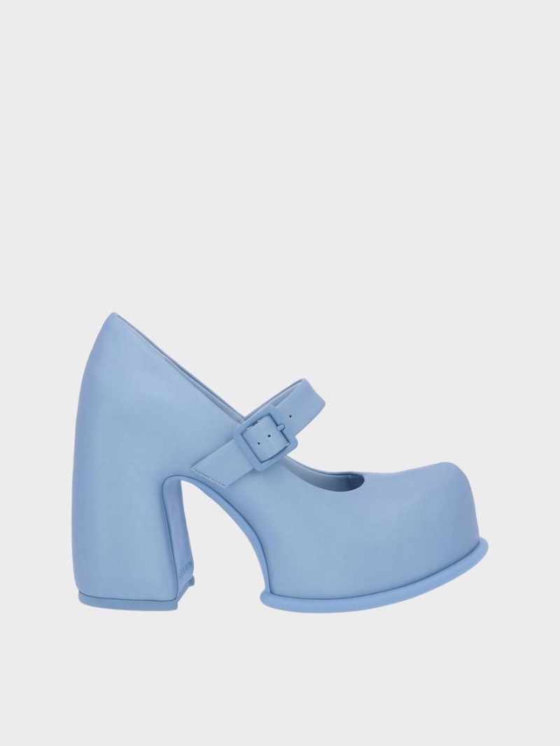 Pantofi Mary Jane Charles & Keith Pixie Platforma Albastri | 580VYJXRT