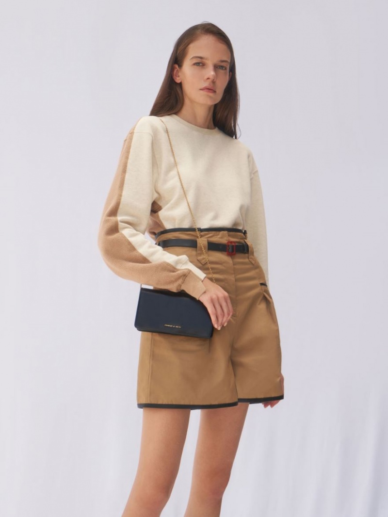 Portofel Charles & Keith Long Negrii | 718HSFDWK