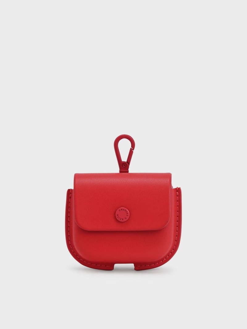 Pouches Charles & Keith Mini AirPods Rosii | 920MIRLCZ