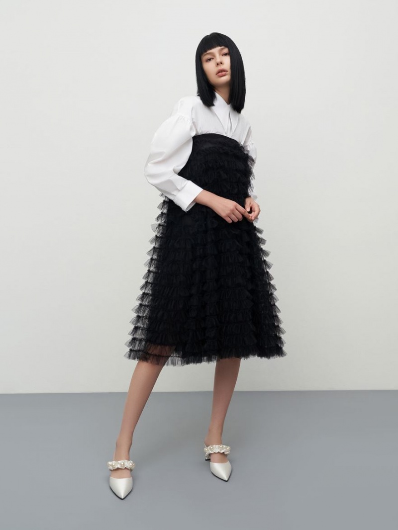 Pumps Charles & Keith Blythe Bead Embellished Satin Albi | 806ERWQSK