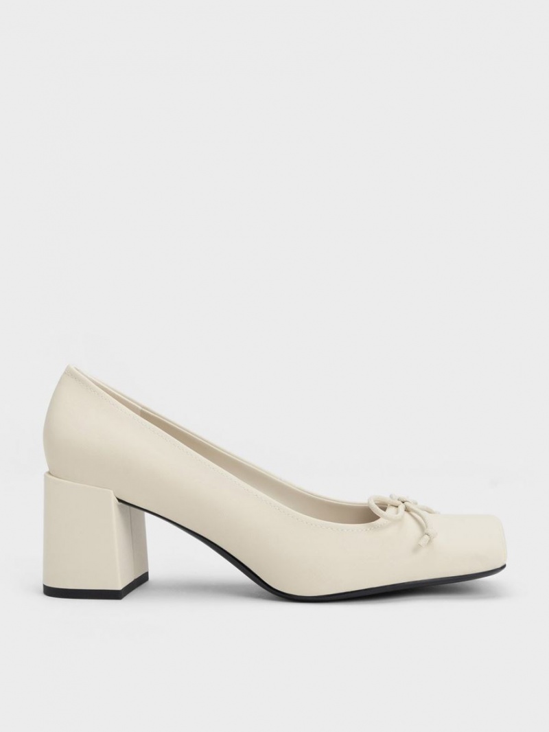 Pumps Charles & Keith Bow Square-Bombeu Albi | 273RKOEGZ