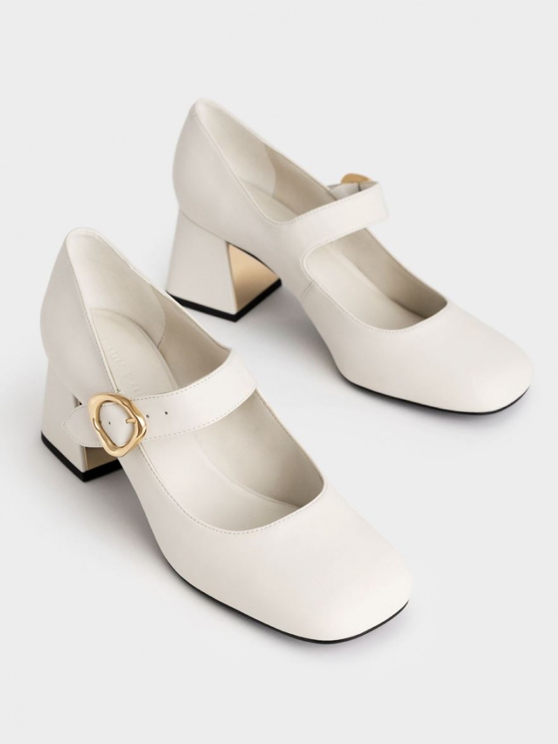 Pumps Charles & Keith Buckled Mary Jane Albi | 694BSAJXE